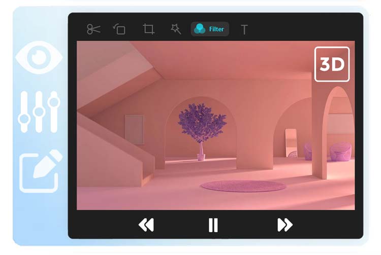 comprehensive editing tools for 3d videos