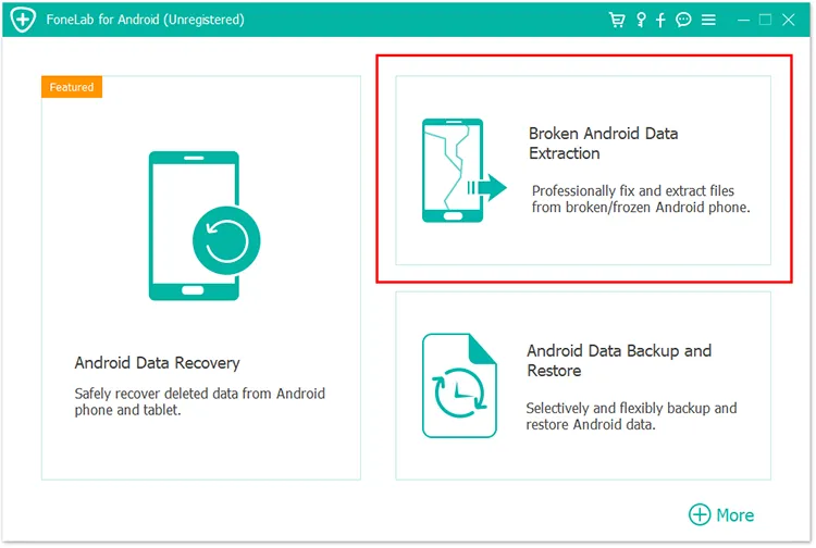 損壞的 Android 資料復原功能