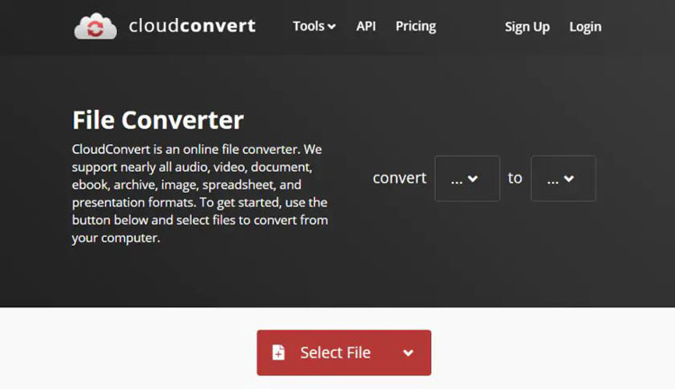 best video compressor-cloudconvert