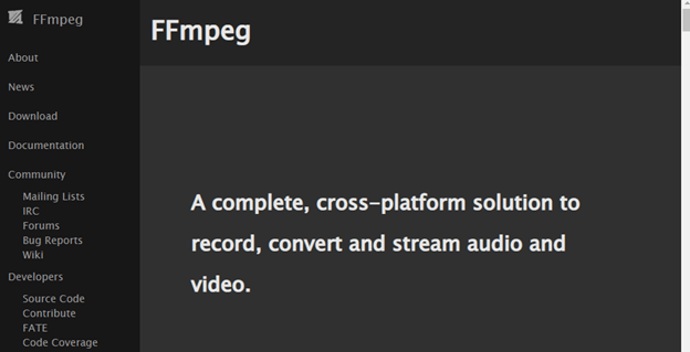 best video compressor-ffmpeg