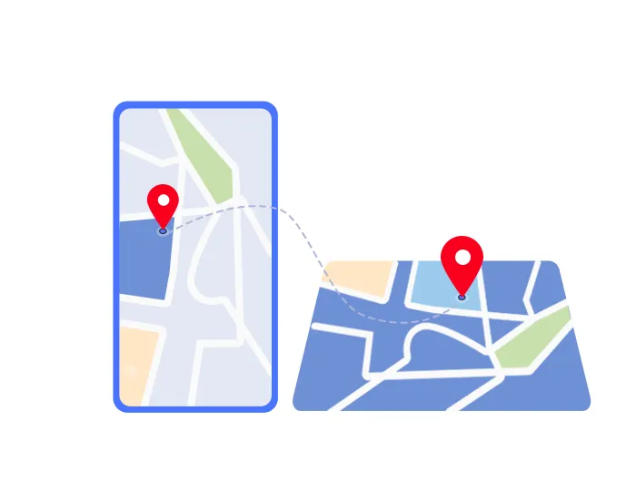 provide 4 modes for location changing