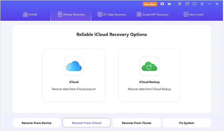 icloud data recovery