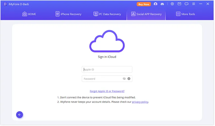 restore from icloud account