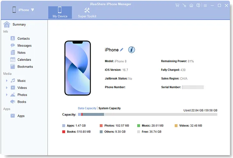 use iphone manager to save text messages from iphone to computer