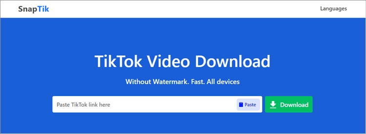 tiktokのウォーターマークをオンラインで削除する