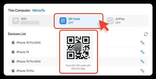 escanear código qr para conexión