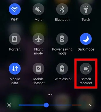 enable screen recorder on android