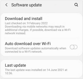 update android os