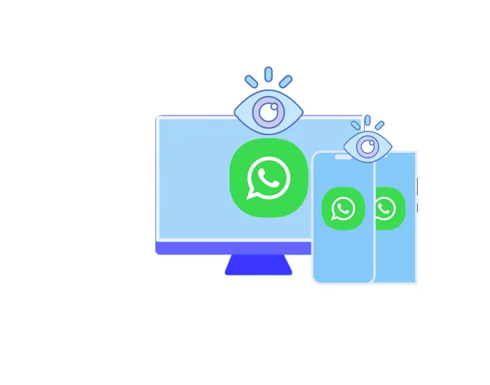 monitor the whatsapp account on all devices