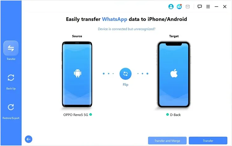 transfer whatsapp from android to iphone